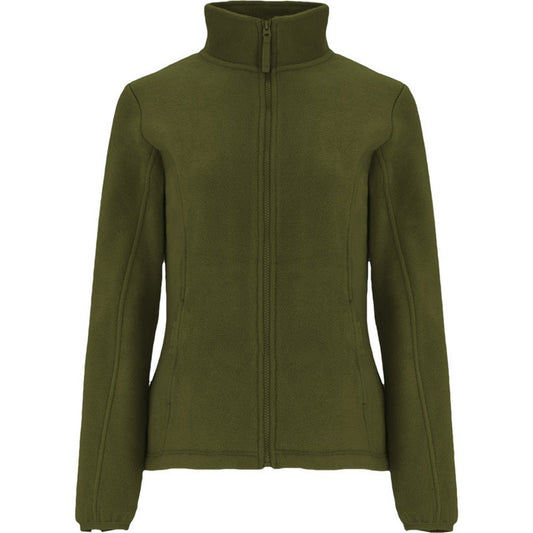 Bottle Green - Front - Roly Womens-Ladies Artic Full Zip Fleece Jacket