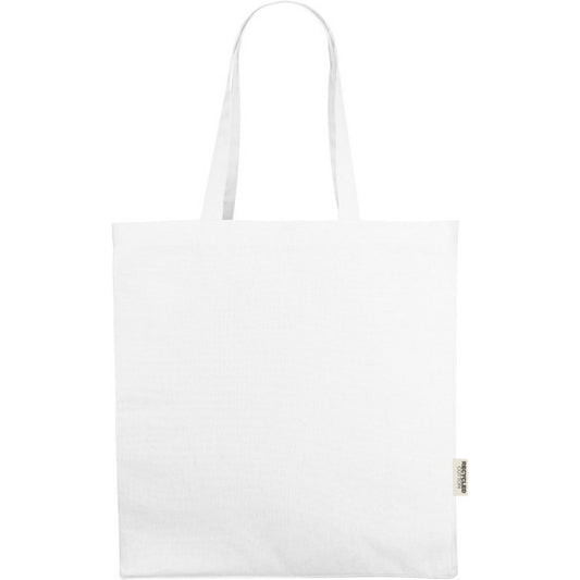 White - Front - Odessa Recycled Tote Bag