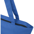 Royal Blue - Side - Panama Recycled Zipped 20L Tote Bag