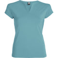 Dusty Blue - Front - Roly Womens-Ladies Belice T-Shirt