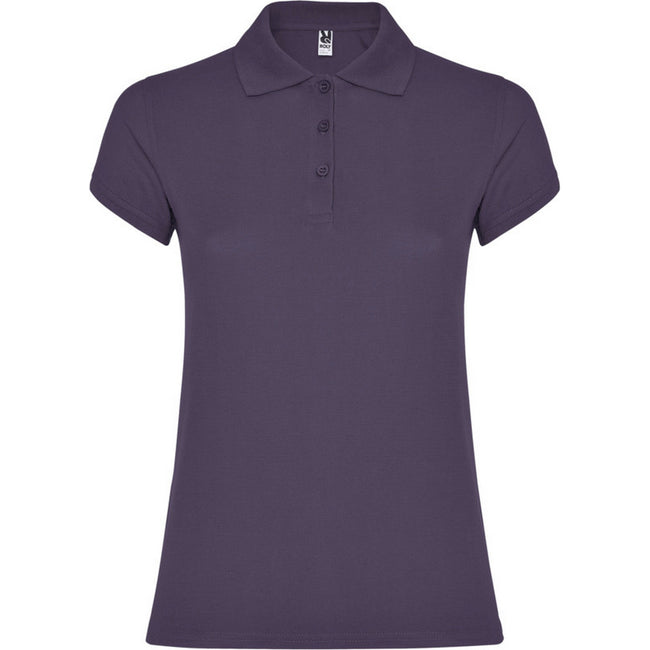 Lilac - Front - Roly Womens-Ladies Star Polo Shirt