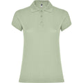 Mist Green - Front - Roly Womens-Ladies Star Polo Shirt