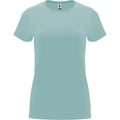 Washed Blue - Front - Roly Womens-Ladies Capri Short-Sleeved T-Shirt
