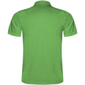 Fern Green - Back - Roly Mens Monzha Short-Sleeved Polo Shirt
