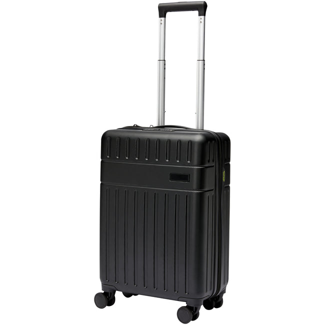Black - Front - Rover 20 Recycled 40L 4 Wheeled Cabin Bag