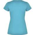 Turquoise - Back - Roly Womens-Ladies Montecarlo Short-Sleeved Sports T-Shirt