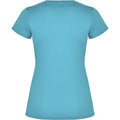 Turquoise - Back - Roly Womens-Ladies Montecarlo Short-Sleeved Sports T-Shirt