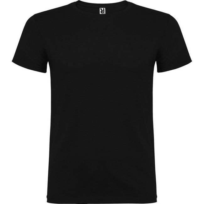Solid Black - Front - Roly Childrens-Kids Beagle Short-Sleeved T-Shirt