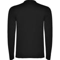 Solid Black - Back - Roly Mens Extreme Long-Sleeved T-Shirt