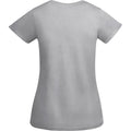 Grey Marl - Back - Roly Womens-Ladies Breda Short-Sleeved T-Shirt