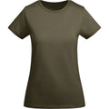 Military Green - Front - Roly Womens-Ladies Breda Short-Sleeved T-Shirt