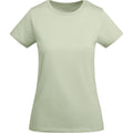 Mist Green - Front - Roly Womens-Ladies Breda Short-Sleeved T-Shirt