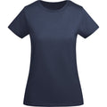 Navy Blue - Front - Roly Womens-Ladies Breda Short-Sleeved T-Shirt