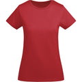 Red - Front - Roly Womens-Ladies Breda Short-Sleeved T-Shirt