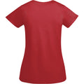 Red - Back - Roly Womens-Ladies Breda Short-Sleeved T-Shirt