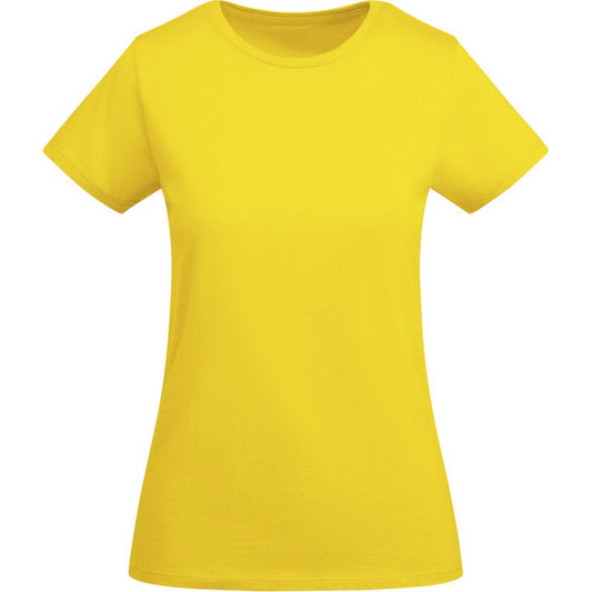 Yellow - Front - Roly Womens-Ladies Breda Short-Sleeved T-Shirt