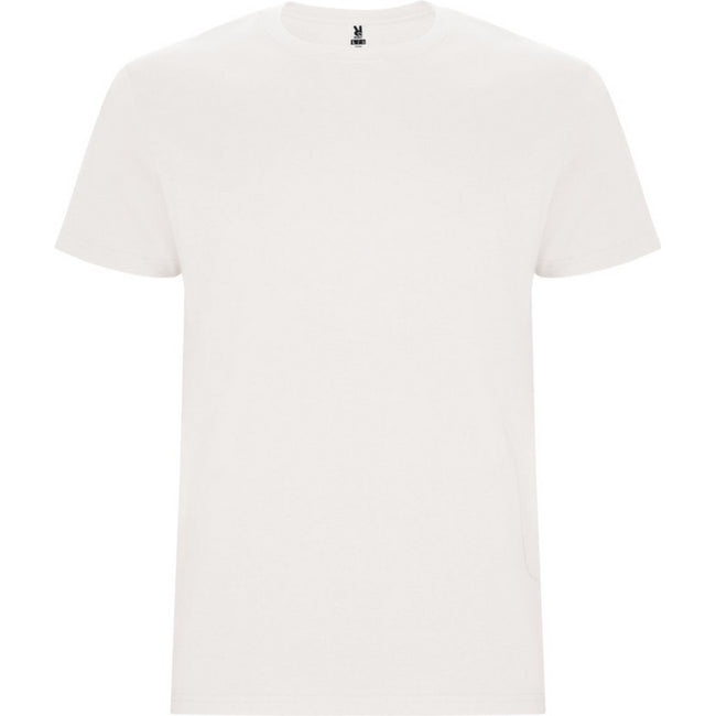 Vintage White - Front - Roly Childrens-Kids Stafford Short-Sleeved T-Shirt