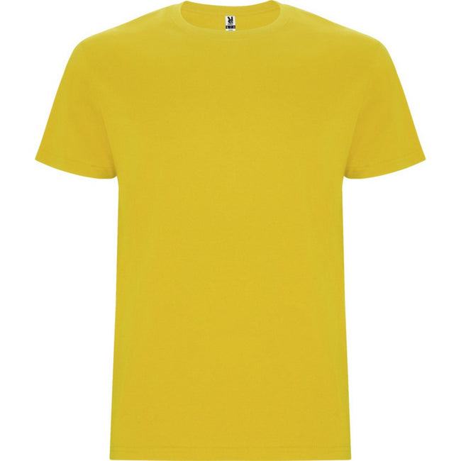 Yellow - Front - Roly Childrens-Kids Stafford Short-Sleeved T-Shirt