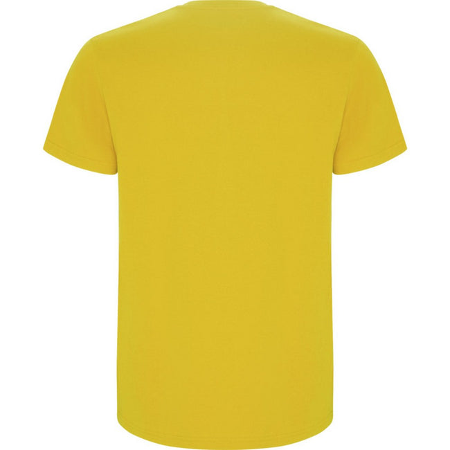 Yellow - Back - Roly Childrens-Kids Stafford Short-Sleeved T-Shirt