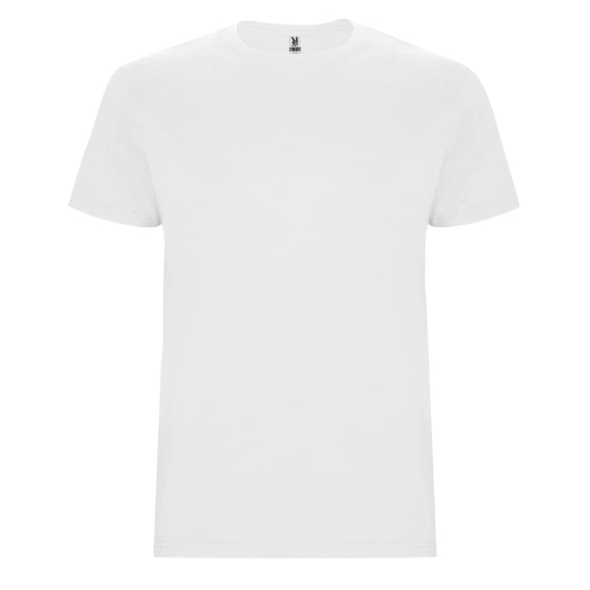 White - Front - Roly Childrens-Kids Stafford Short-Sleeved T-Shirt