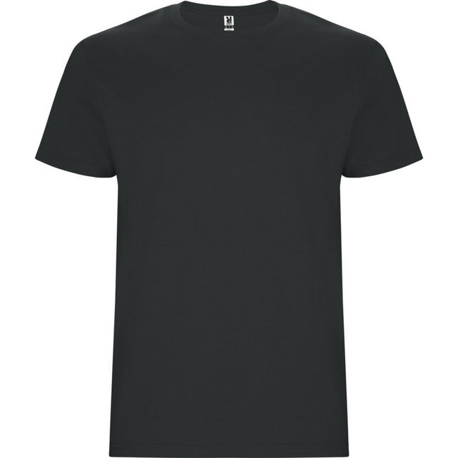 Dark Lead - Front - Roly Childrens-Kids Stafford Short-Sleeved T-Shirt