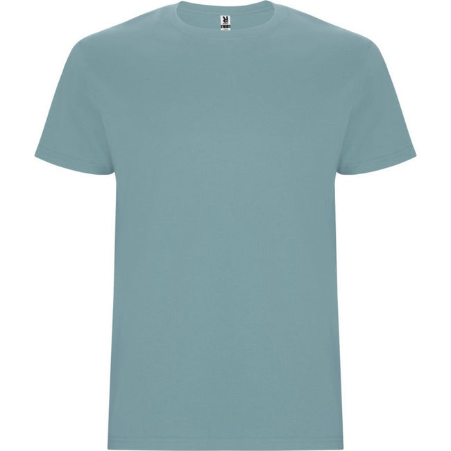 Dusty Blue - Front - Roly Childrens-Kids Stafford Short-Sleeved T-Shirt