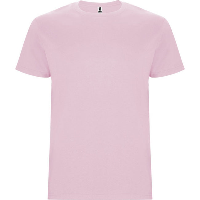 Light Pink - Front - Roly Childrens-Kids Stafford Short-Sleeved T-Shirt
