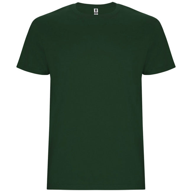 Bottle Green - Back - Roly Childrens-Kids Stafford Short-Sleeved T-Shirt