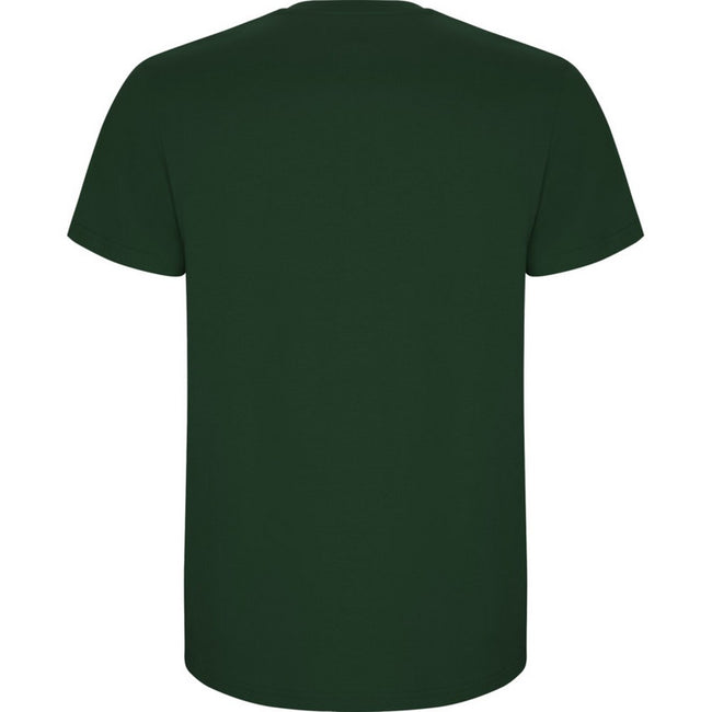 Bottle Green - Side - Roly Childrens-Kids Stafford Short-Sleeved T-Shirt