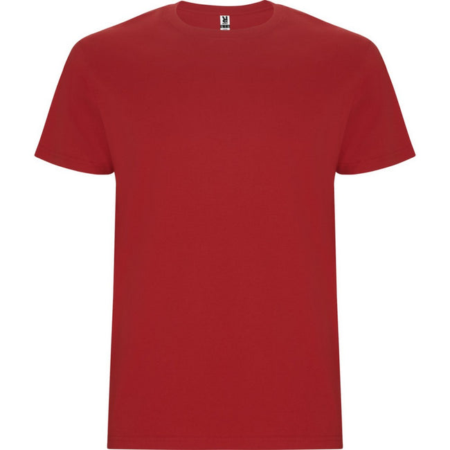 Red - Front - Roly Childrens-Kids Stafford Short-Sleeved T-Shirt