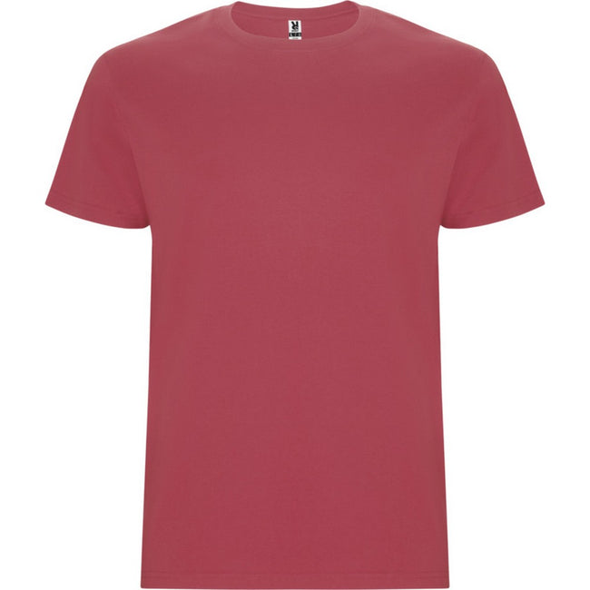 Chrysanthemum Red - Front - Roly Childrens-Kids Stafford Short-Sleeved T-Shirt
