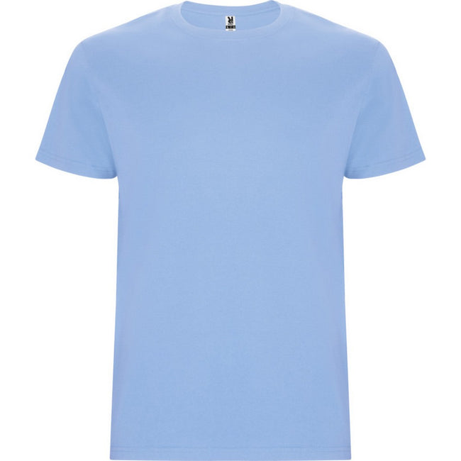 Sky Blue - Front - Roly Childrens-Kids Stafford Short-Sleeved T-Shirt
