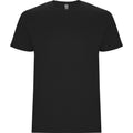 Solid Black - Front - Roly Childrens-Kids Stafford Short-Sleeved T-Shirt