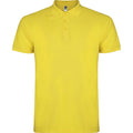 Yellow - Front - Roly Childrens-Kids Star Short-Sleeved Polo Shirt
