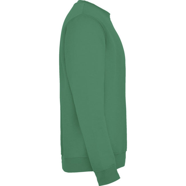Kelly Green - Side - Roly Childrens-Kids Clasica Crew Neck Sweatshirt
