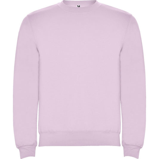 Light Pink - Front - Roly Childrens-Kids Clasica Crew Neck Sweatshirt