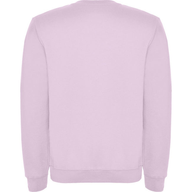 Light Pink - Back - Roly Childrens-Kids Clasica Crew Neck Sweatshirt
