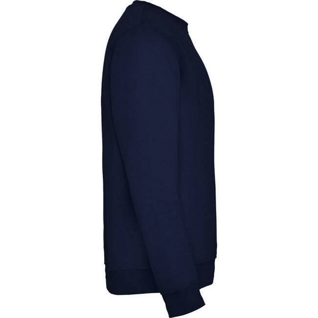 Navy Blue - Side - Roly Childrens-Kids Clasica Crew Neck Sweatshirt