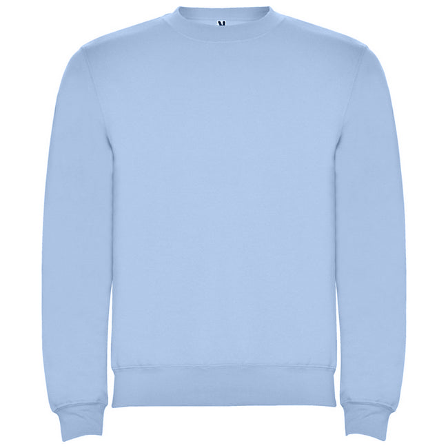 Sky Blue - Front - Roly Childrens-Kids Clasica Crew Neck Sweatshirt