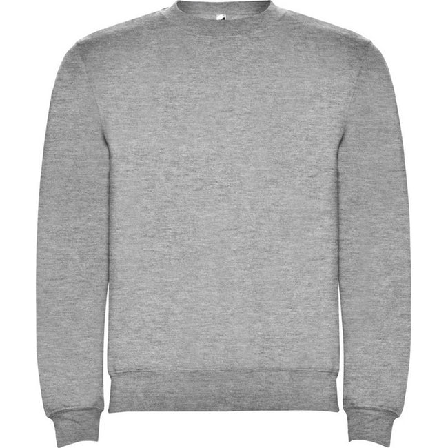 Grey Marl - Front - Roly Childrens-Kids Clasica Crew Neck Sweatshirt