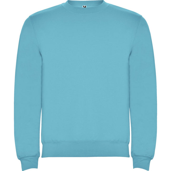 Turquoise - Front - Roly Childrens-Kids Clasica Crew Neck Sweatshirt