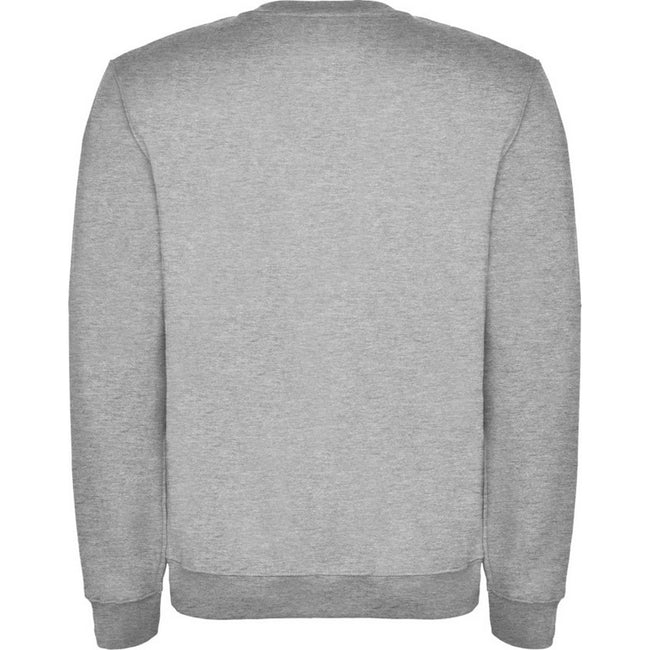 Grey Marl - Back - Roly Childrens-Kids Clasica Crew Neck Sweatshirt