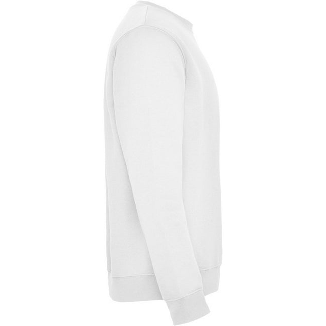 White - Side - Roly Childrens-Kids Clasica Crew Neck Sweatshirt