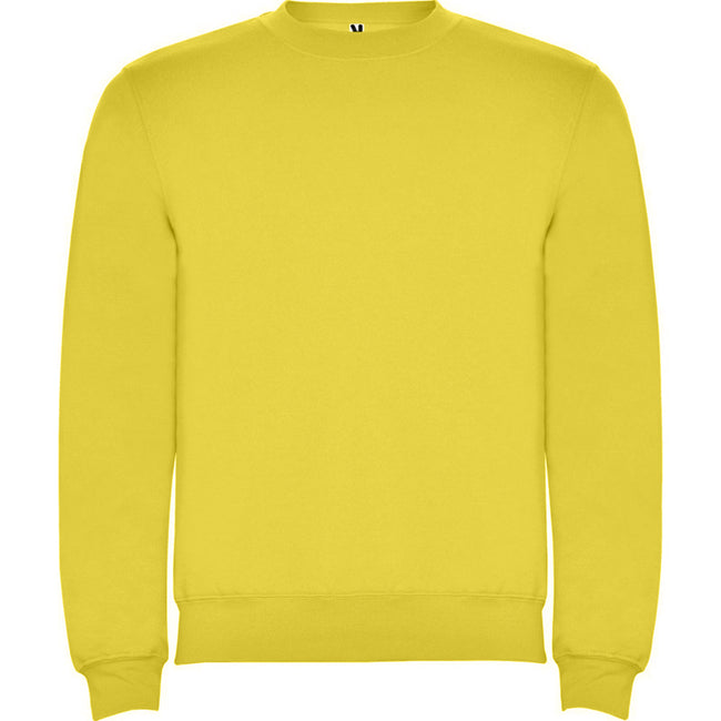 Yellow - Front - Roly Childrens-Kids Clasica Crew Neck Sweatshirt