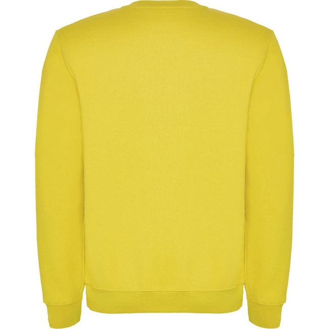 Yellow - Back - Roly Childrens-Kids Clasica Crew Neck Sweatshirt