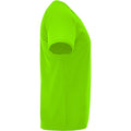 Fluorescent Green - Side - Roly Mens Bahrain Short-Sleeved Sports T-Shirt