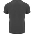 Dark Lead - Back - Roly Mens Bahrain Short-Sleeved Sports T-Shirt