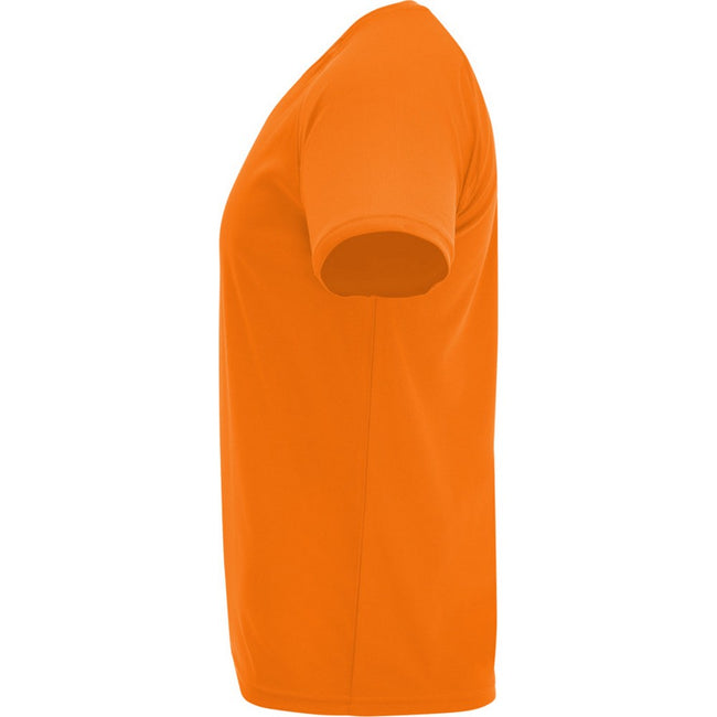 Fluorescent Orange - Lifestyle - Roly Mens Bahrain Short-Sleeved Sports T-Shirt