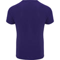 Mauve - Back - Roly Mens Bahrain Short-Sleeved Sports T-Shirt