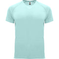 Mint - Front - Roly Mens Bahrain Short-Sleeved Sports T-Shirt